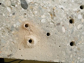  Производство отверстий в бетоне