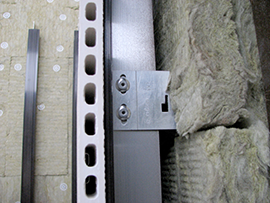 Ventilated façade installation 