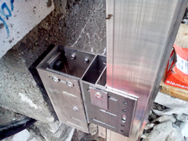 Ventilated façade installation 